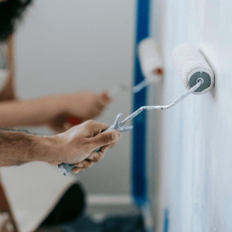 painting at Paragon Flooring in Haughton, LA